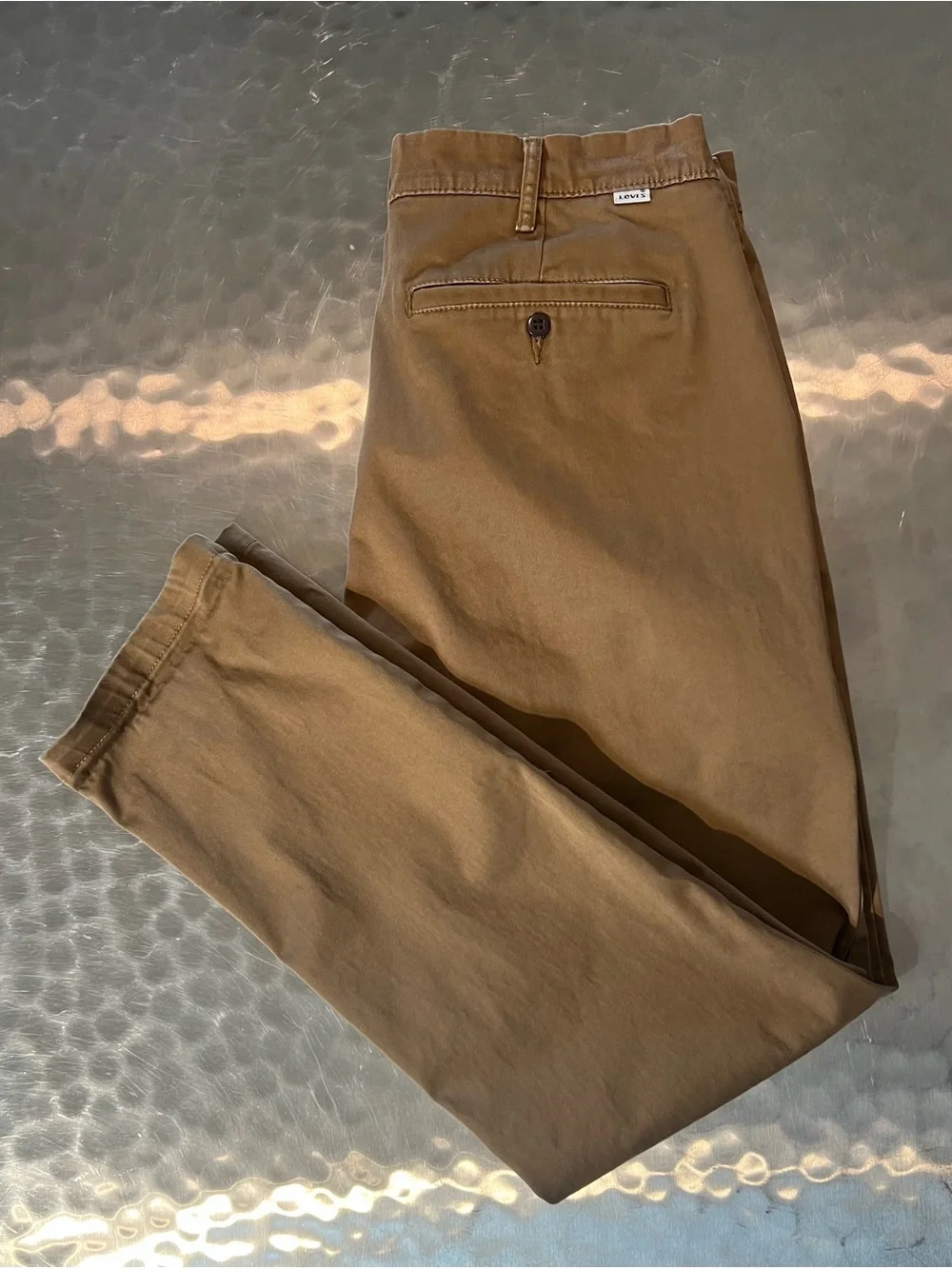 Levi's Men's Khaki/Tan Chino Pants - Straight Leg Size 34 x 30